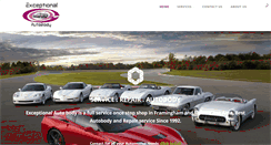 Desktop Screenshot of exceptionalautobody.com